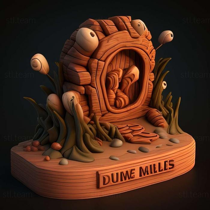 3D модель Гра Worms Battle Islands (STL)